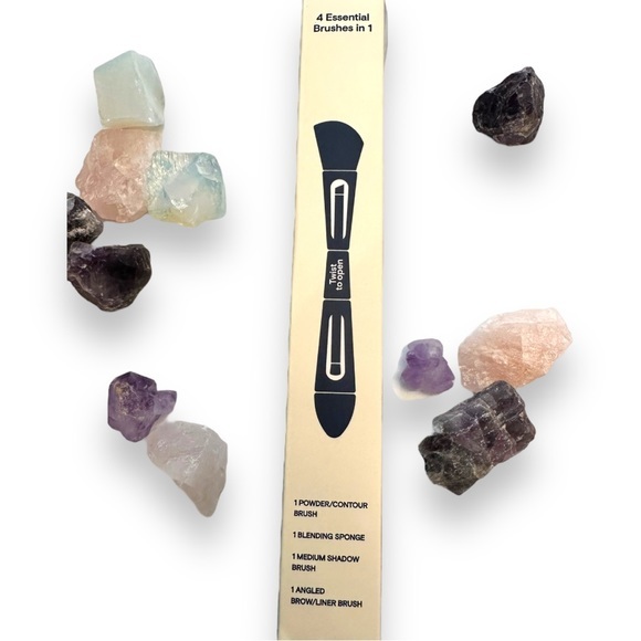 🆕 4-1 All-in-One Alley Oop Makeup Brush Eyeliner Eyeshadow Sponge Fluffy Powder - Picture 7 of 8